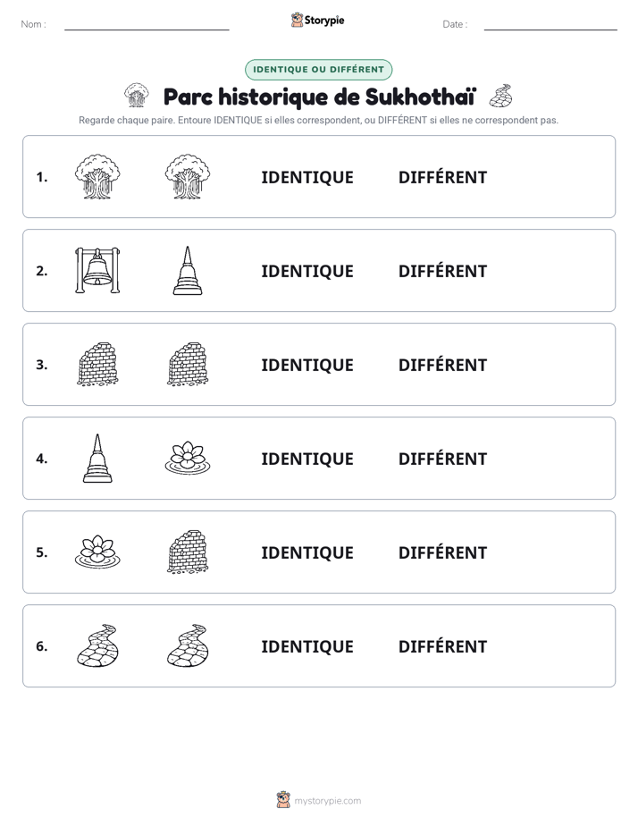 Identique ou Différent