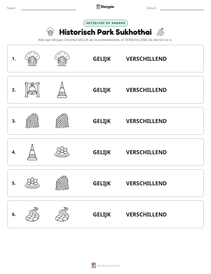 Zelfde of Verschillend