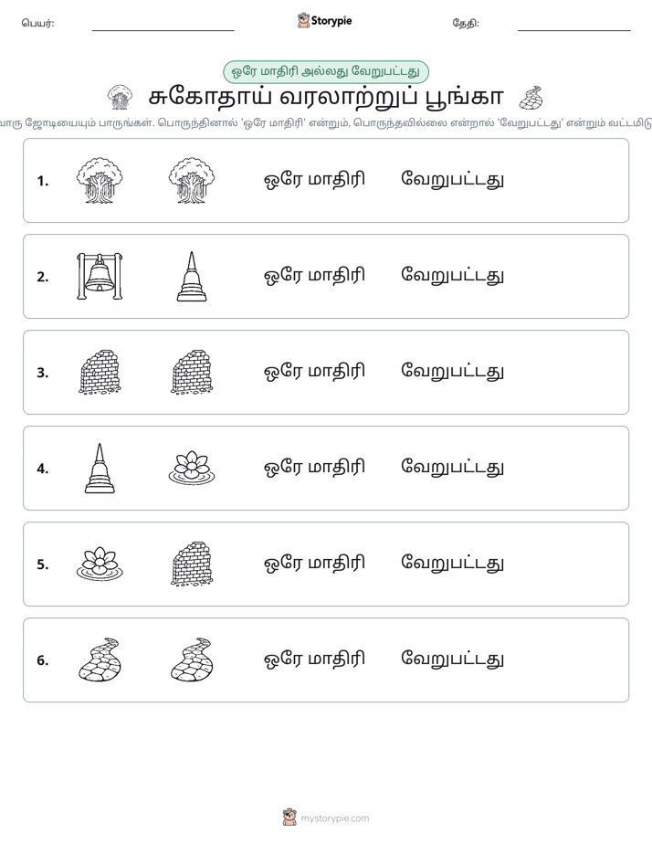 அதே அல்லது மாறுபட்டது