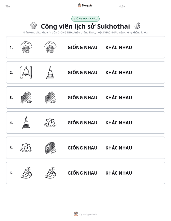 Giống Hay Khác
