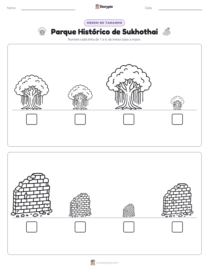 Ordem de Tamanho