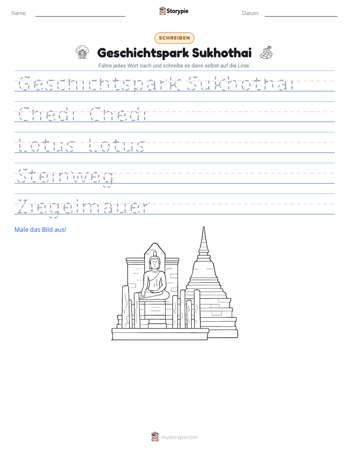 Schreibübung