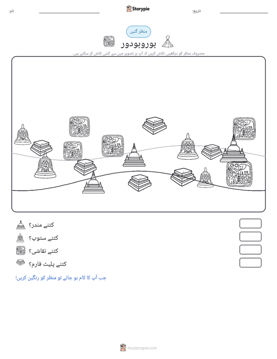 گنتی کا منظر