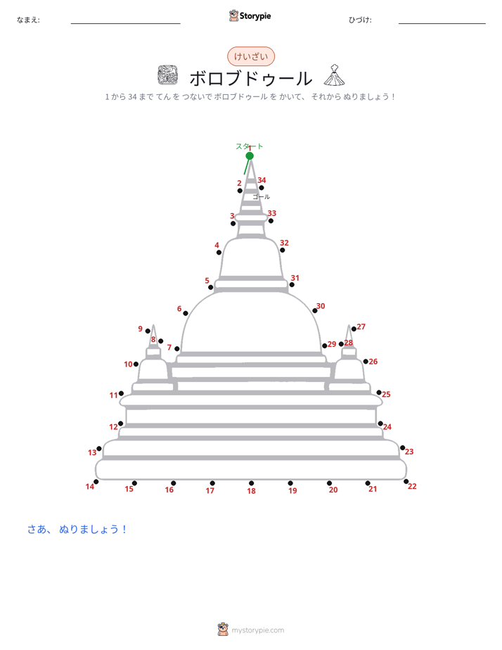 点つなぎ