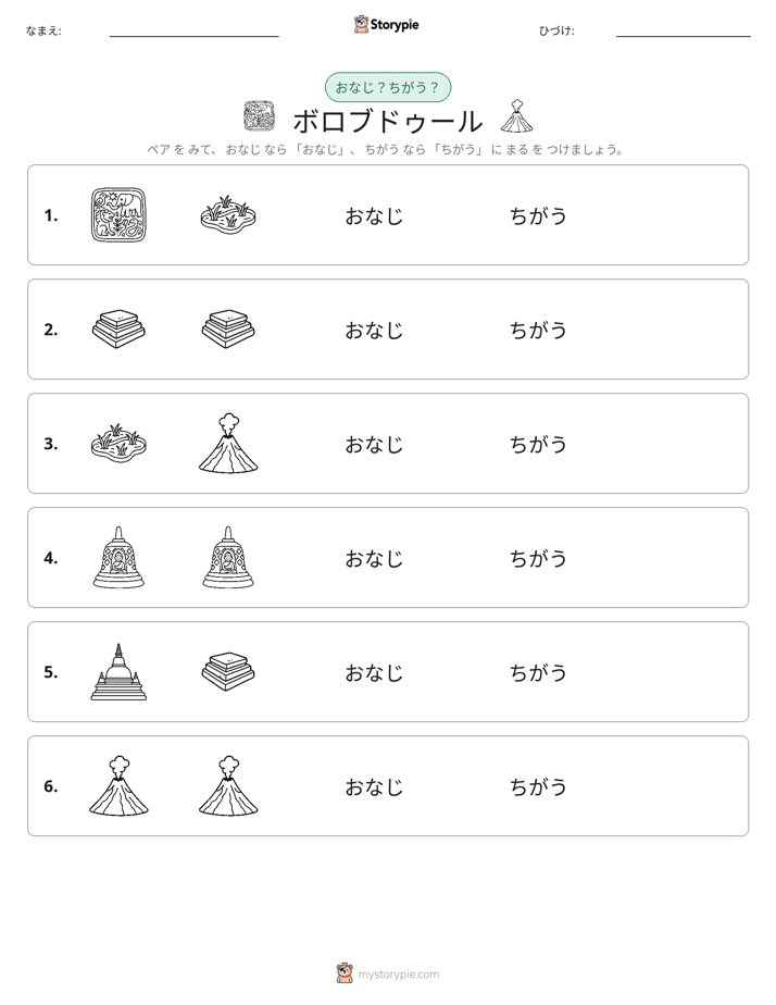 同じか違うか