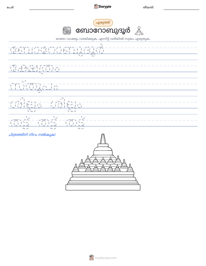 എഴുത്ത് പരിശീലനം