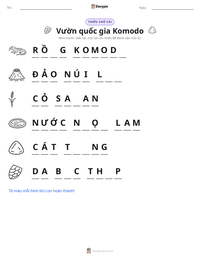 Xem trước tài liệu in sẵn Vườn quốc gia Komodo