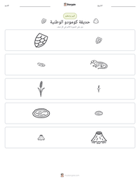 معاينة ورقة العمل القابلة للطباعة حديقة كومودو الوطنية