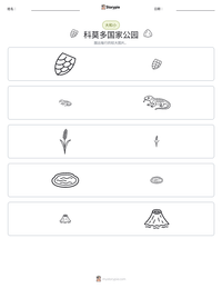 科莫多国家公园 可打印工作表预览