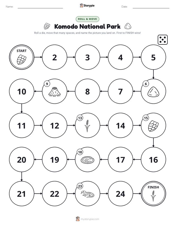 Roll & Move Game