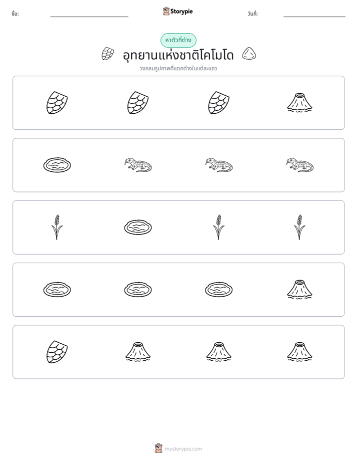 ตัวที่แตกต่าง