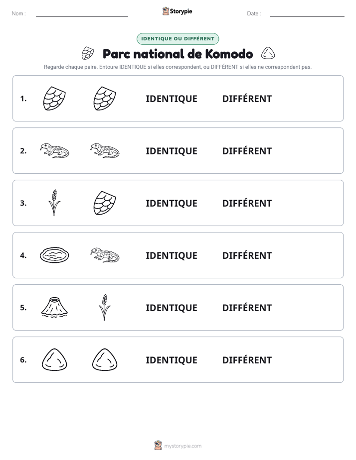 Identique ou Différent