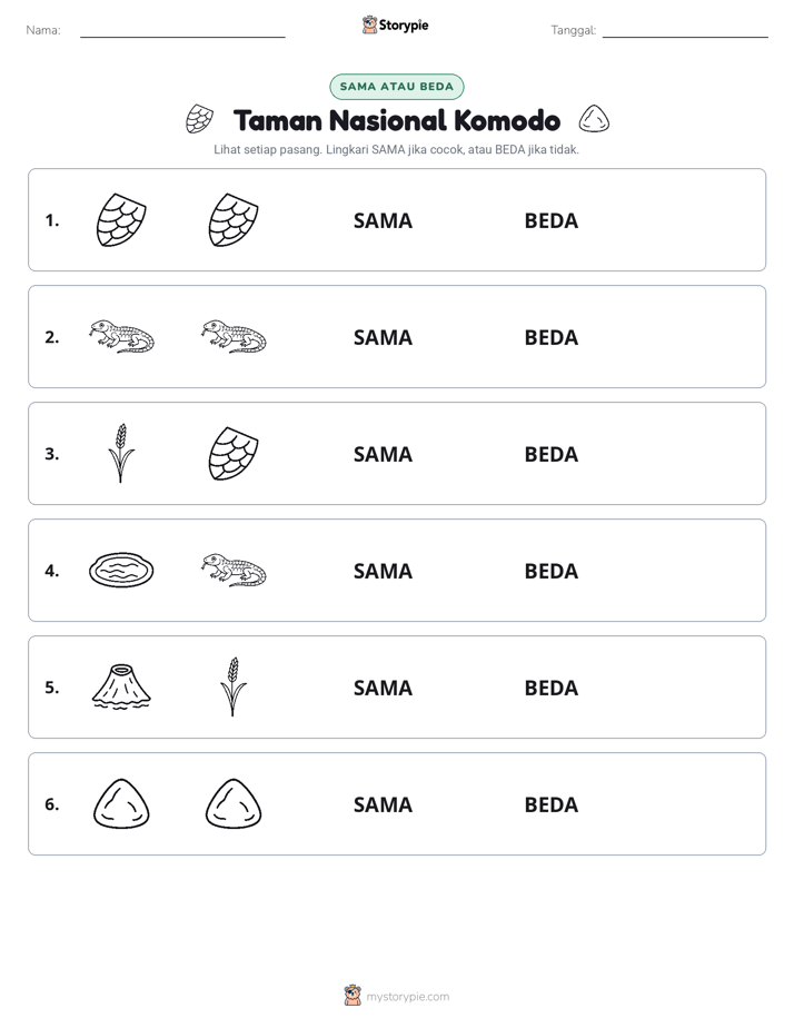 Sama atau Berbeda