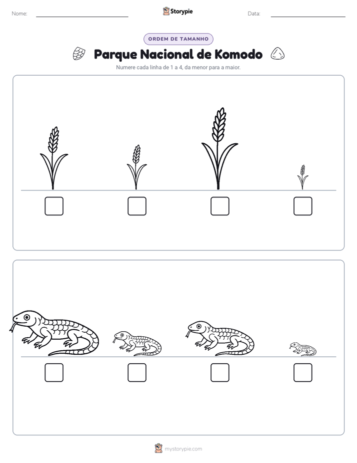 Ordem de Tamanho