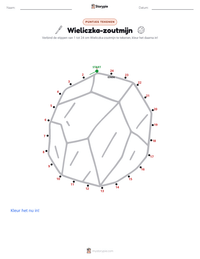 Wieliczka-zoutmijn afdrukbare werkblad voorbeeld