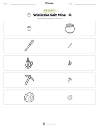 Wieliczka Salt Mine printable worksheet preview