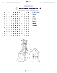 Wieliczka Salt Mine printable worksheet preview