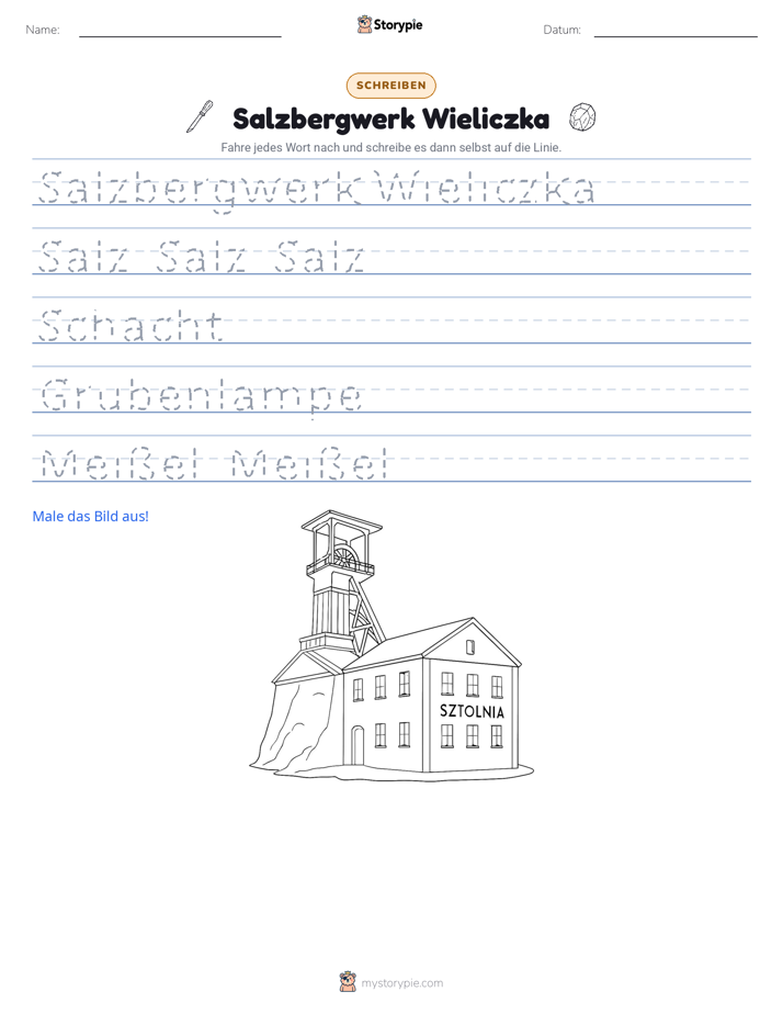 Schreibübung