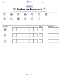 Oerbos van Białowieża afdrukbare werkblad voorbeeld