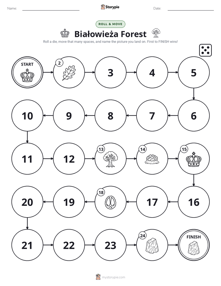 Roll & Move Game
