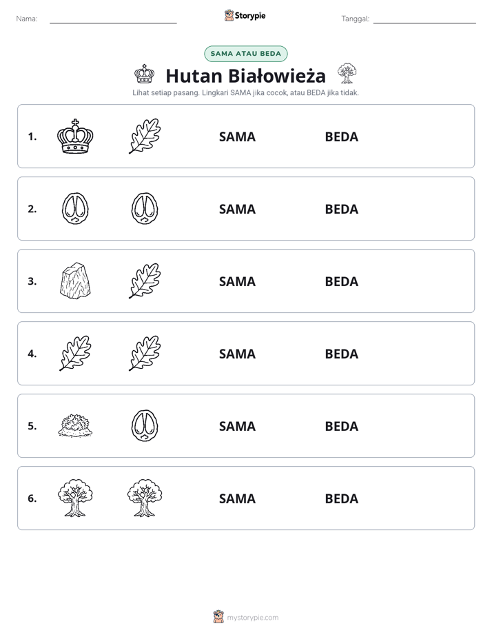 Sama atau Berbeda