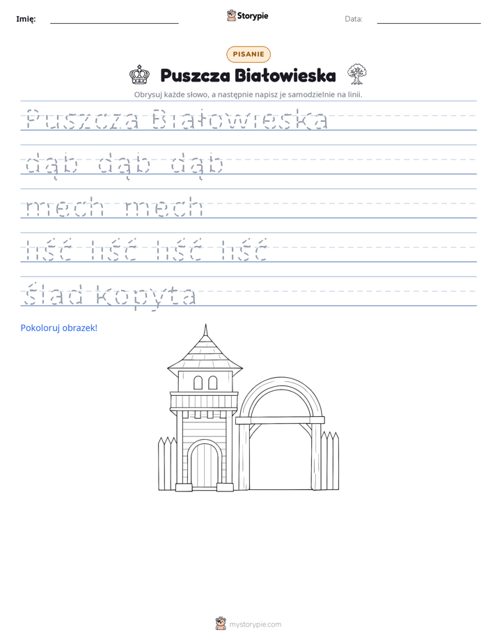 Ćwiczenie Pisania