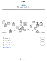 معاينة ورقة العمل القابلة للطباعة أعمال الدلتا