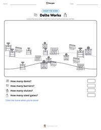 Delta Works printable worksheet preview