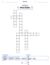 Anteprima della scheda stampabile di Piano Delta