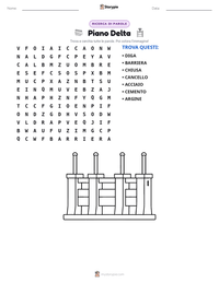Anteprima della scheda stampabile di Piano Delta