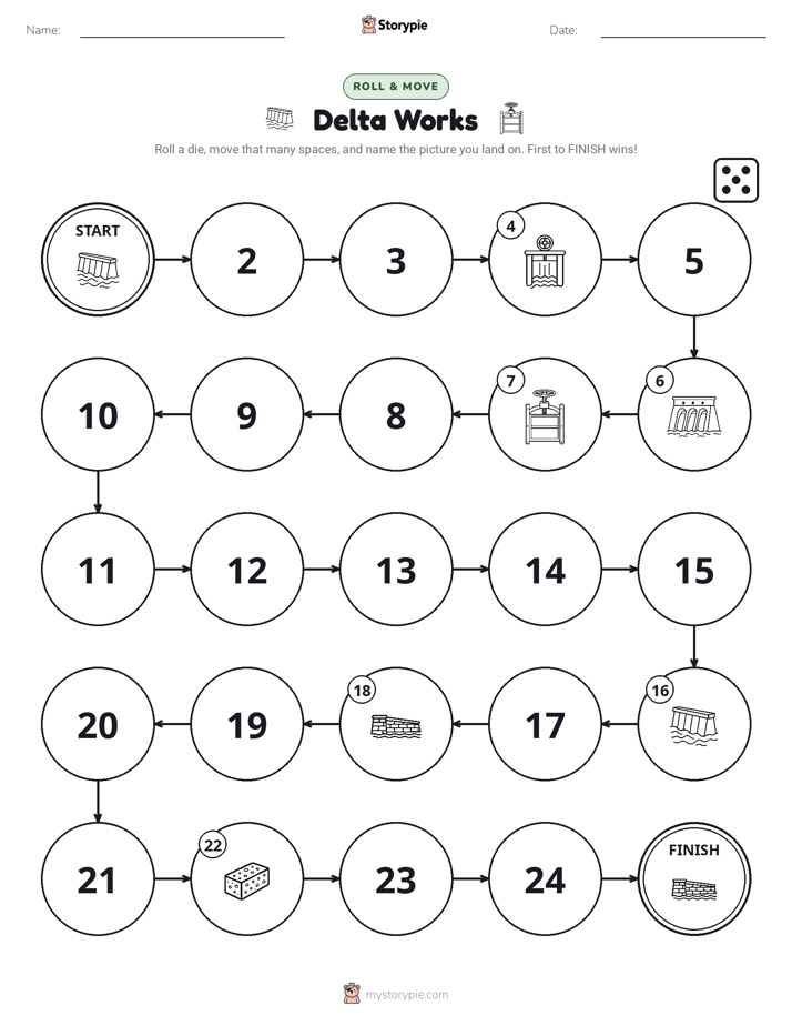 Roll & Move Game