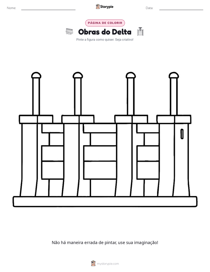 Página para colorir
