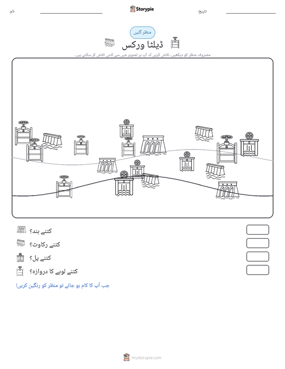 گنتی کا منظر