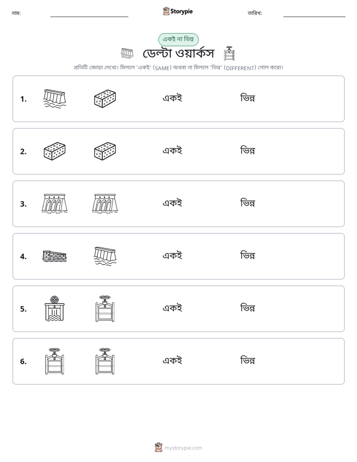 একই বা ভিন্ন