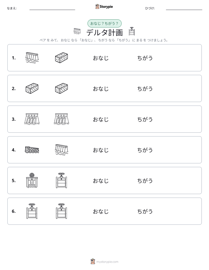 同じか違うか