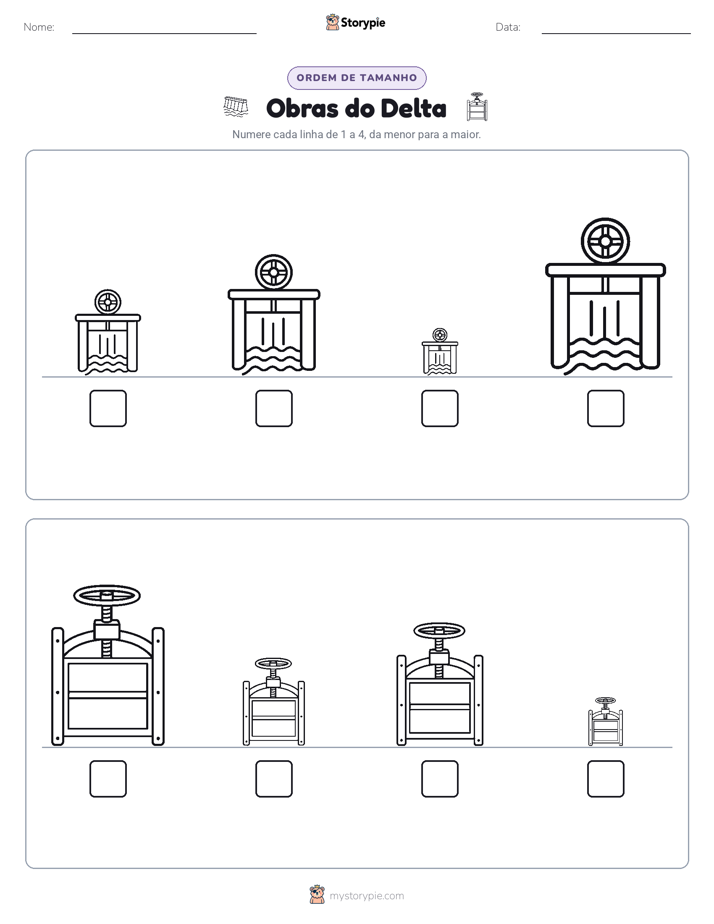 Ordem de Tamanho