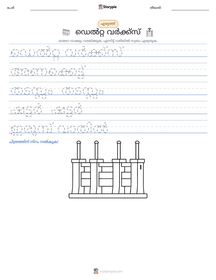 എഴുത്ത് പരിശീലനം