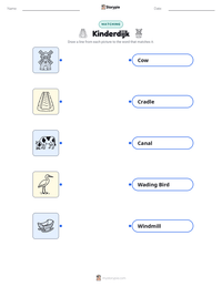 Kinderdijk printable worksheet preview