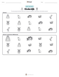 Kinderdijk printable worksheet preview