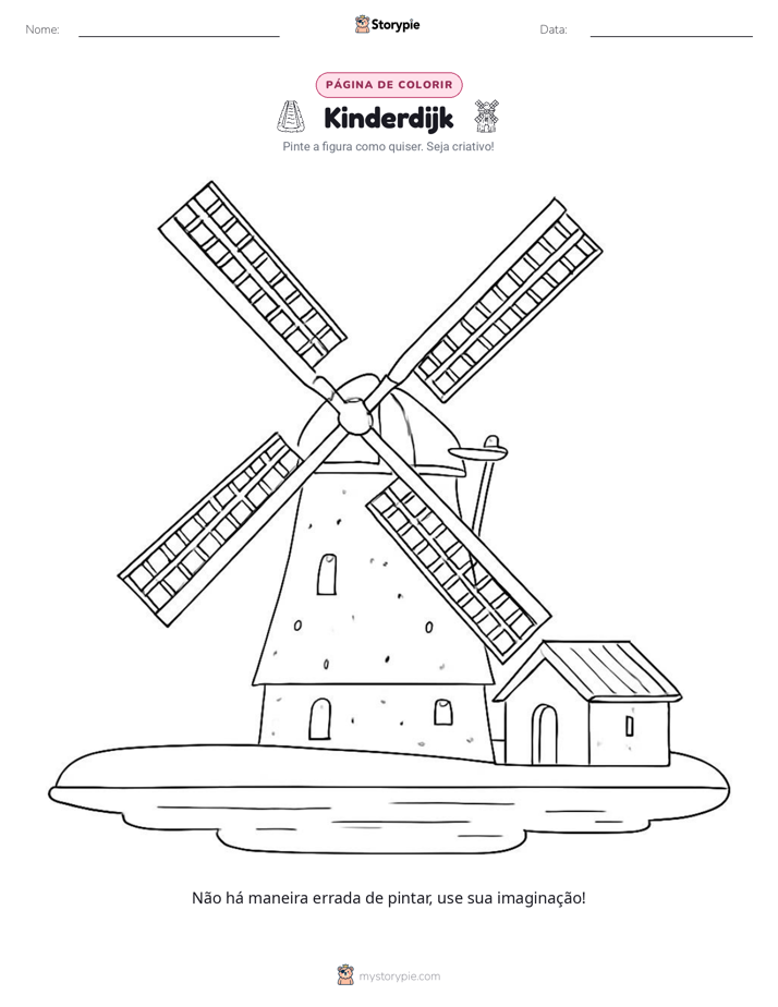Página para colorir