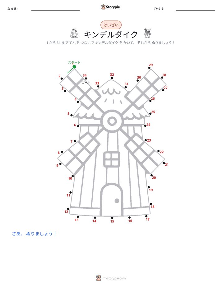 点つなぎ