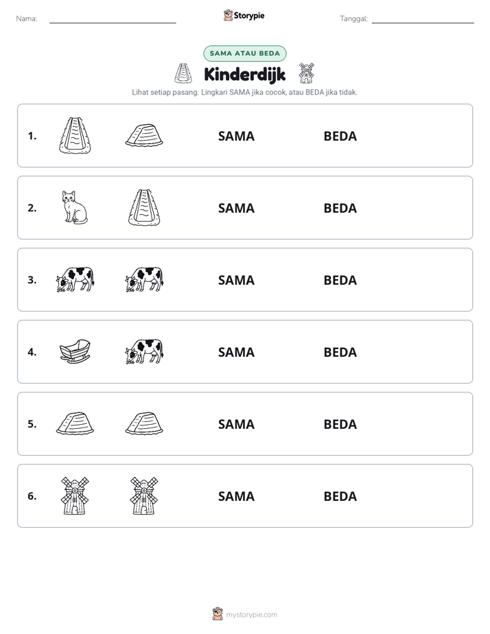 Sama atau Berbeda