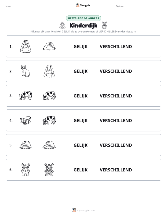 Zelfde of Verschillend
