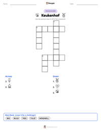 Keukenhof printable worksheet preview