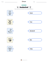 Keukenhof printable worksheet preview