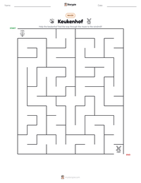 Keukenhof printable worksheet preview
