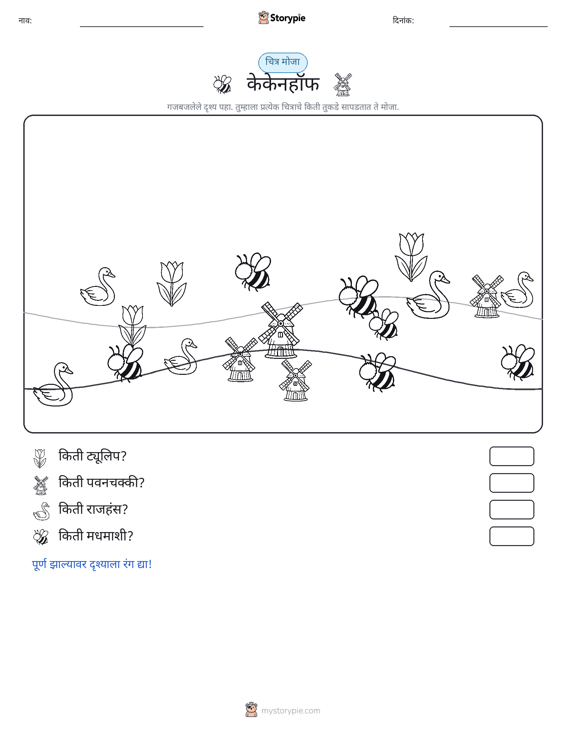 गणना दृश्य