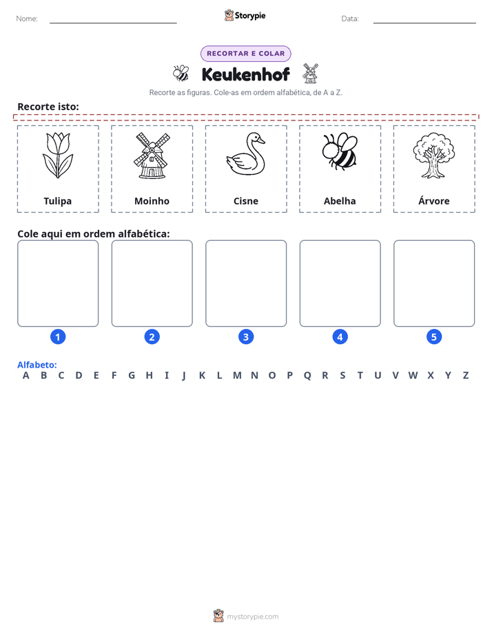 Recortar & Colar Alfabeto