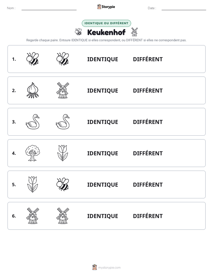 Identique ou Différent