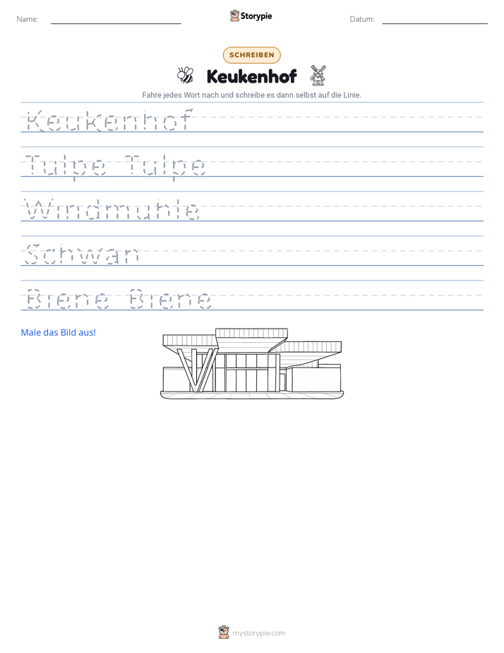 Schreibübung